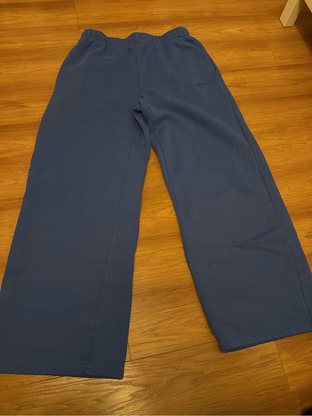 Edikted Wide-Leg Sweat Pants in Royal Blue